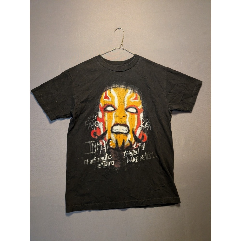 WWE Authentic Jeff Hardy Obsolete Graphic T Shirt Mens Medium Black Wrestling